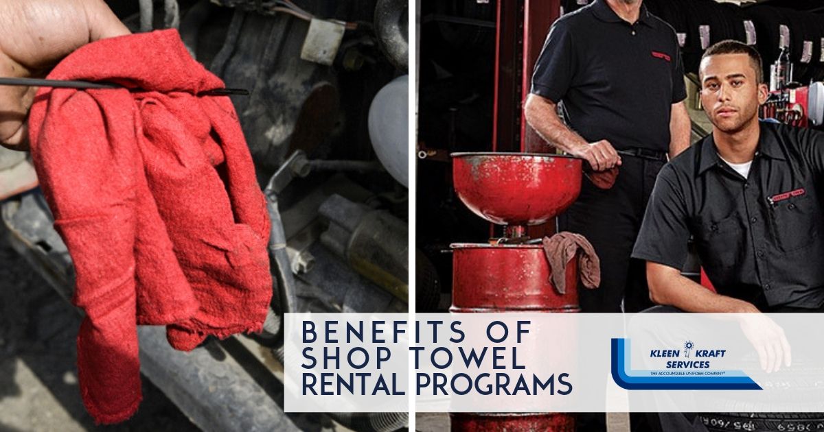 Benefits of Shop Towel Rental Programs - Kleen Kraft Blog Image Benefits of Shop Towel Rental Programs - Kleen Kraft Blog Image